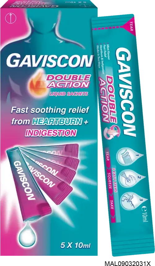 Gaviscon Double Action Sachets
